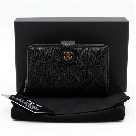 chanel l zip wallet